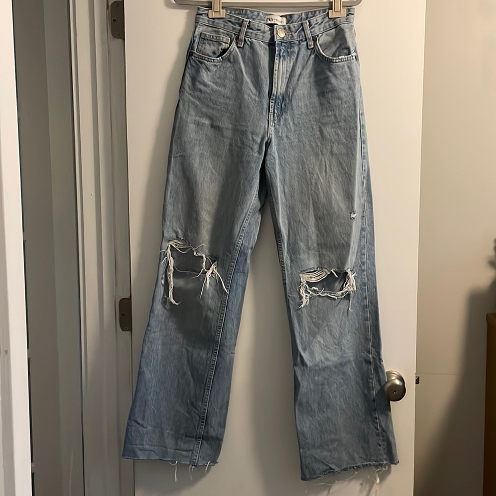 ZARA mid/high waist Jeans